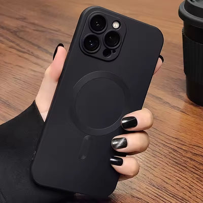 Funda Silicona Mate para iPhone con MagSafe – Protección Premium Antihuellas