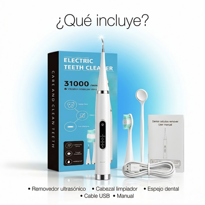 Limpiador de Sarro Dental Ultrasónico – Chau Placa y Manchas en Casa