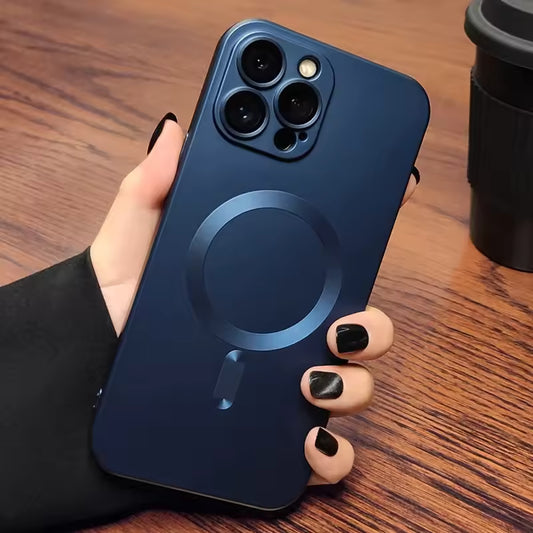 Funda Silicona Mate para iPhone con MagSafe – Protección Premium Antihuellas